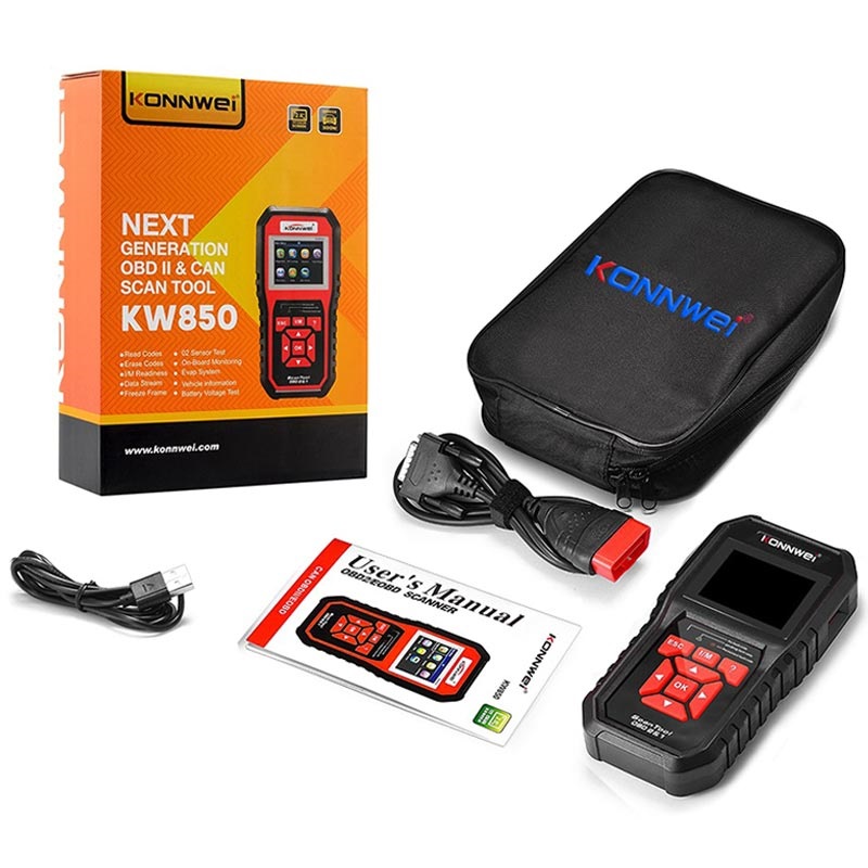 Ferramenta De Diagn Stico Para Autom Veis Lcd Konnwei Kw Obd Eobd