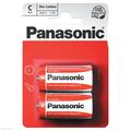 Bateria de zinco-carbono Panasonic R14/C - 2 unidades - 1.5V