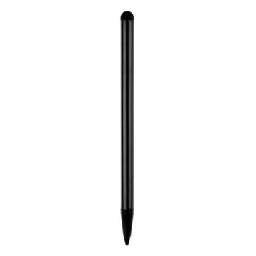 Caneta tátil Stylus 2 em 1 para iPhone, iPad, telemóvel e tablet - Preto