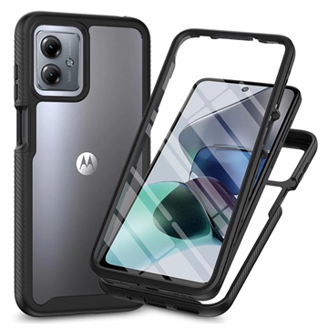 Capa 360 Série de Proteção Motorola Moto G54 - Preto / Transparente