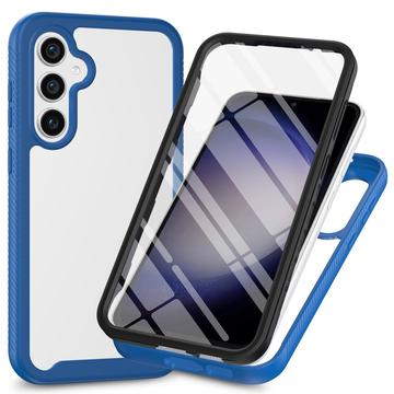 Capa 360 Série de Proteção Samsung Galaxy A35 - Azul-escuro / Transluzente