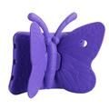 3D Butterfly Kids Capa para telemóvel com suporte em EVA à prova de choque para iPad Pro 9.7 / Air 2 / Air - Roxo