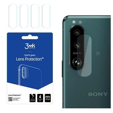 Protetor de Lente da Câmara 3MK Hybrid para Sony Xperia 1 III - 4 Unidades