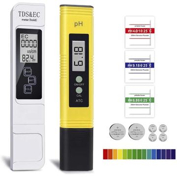 Kit de medidor de água 4 em 1 / pH, TDS, CE e temperatura