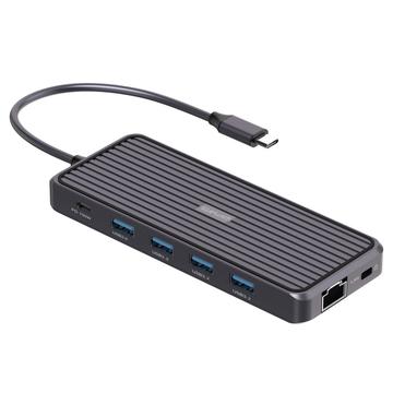 Estação de ancoragem 4smarts SmartDock 11 em 1 USB-C - Cinzento espacial