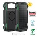 4smarts TitanPack UltiMag Banco de energia solar robusto 20000mAh - Verde / Preto