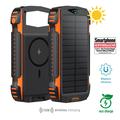 4smarts TitanPack UltiMag Banco de energia solar robusto 20000mAh - Laranja / Preto