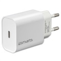 Carregador de Parede 4smarts VoltPlug PowerDelivery - 20W - Ficha UE - Branco