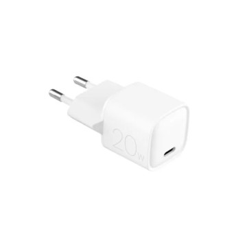 Carregador de parede rápido USB-C Puro Mini PD - 20W - Branco