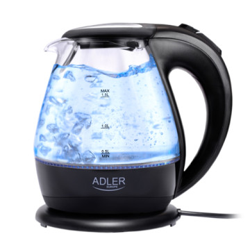 Adler AD 1224 Chaleira de vidro 1.5L