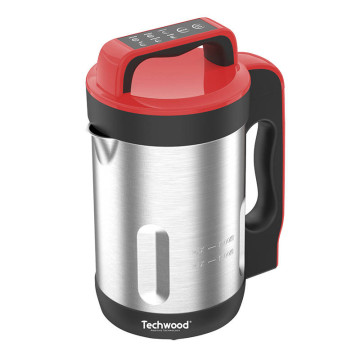 Techwood TSM-1655 Máquina de fazer sopa em aço inoxidável - vermelho