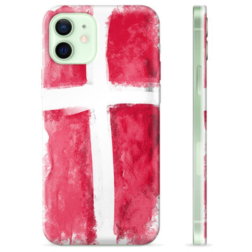 Capa de TPU - iPhone 12 - Bandeira da Dinamarca