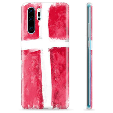 Capa de TPU - Huawei P30 Pro - Bandeira da Dinamarca