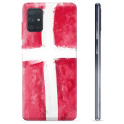 Capa de TPU - Samsung Galaxy A71 - Bandeira da Dinamarca