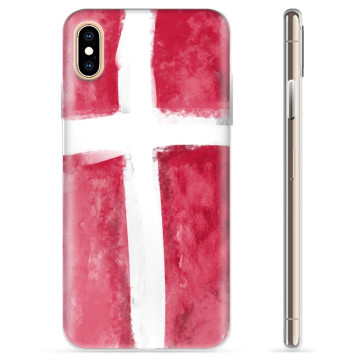 Capa de TPU - iPhone X / iPhone XS - Bandeira da Dinamarca