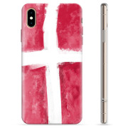 Capa de TPU - iPhone XS Max - Bandeira da Dinamarca