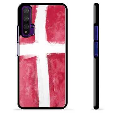 Capa Protetora - Huawei Nova 5T  - Bandeira da Dinamarca