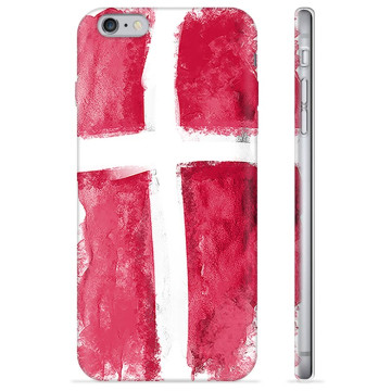 Capa de TPU - iPhone 6 Plus / 6S Plus - Bandeira da Dinamarca