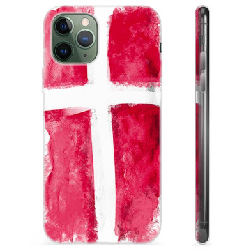 Capa de TPU - iPhone 11 Pro - Bandeira da Dinamarca