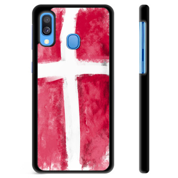 Capa Protetora - Samsung Galaxy A40  - Bandeira da Dinamarca