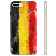 Capa de TPU - iPhone 7 Plus / iPhone 8 Plus - Bandeira da Alemanha