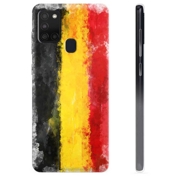 Capa de TPU - Samsung Galaxy A21s - Bandeira da Alemanha