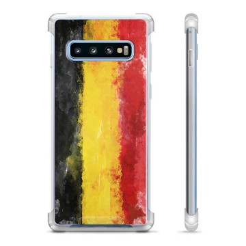 Capa Híbrida - Samsung Galaxy S10+ - Bandeira da Alemanha