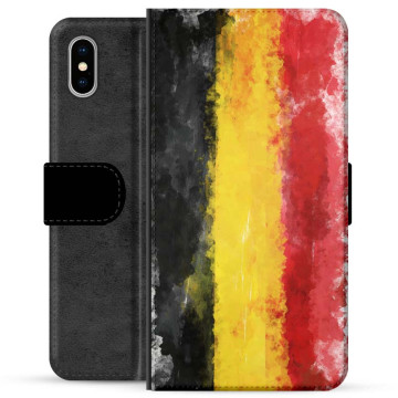 Bolsa tipo Carteira - iPhone X / iPhone XS - Bandeira da Alemanha