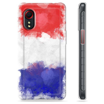 Capa de TPU - Samsung Galaxy Xcover 5 - Bandeira Francesa