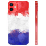 Capa de TPU - iPhone 12 mini - Bandeira Francesa
