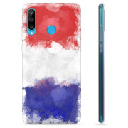 Capa de TPU - Huawei P30 Lite - Bandeira Francesa