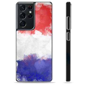 Capa Protetora - Samsung Galaxy S21 Ultra 5G  - Bandeira Francesa