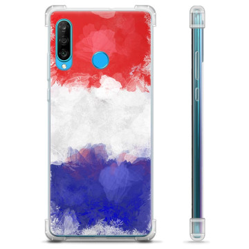 Capa Híbrida - Huawei P30 Lite - Bandeira Francesa