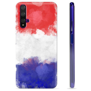 Capa de TPU - Huawei Nova 5T - Bandeira Francesa