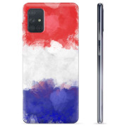 Capa de TPU - Samsung Galaxy A71 - Bandeira Francesa