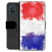 Bolsa tipo Carteira - Samsung Galaxy A51 - Bandeira Francesa