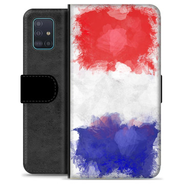 Bolsa tipo Carteira - Samsung Galaxy A51 - Bandeira Francesa