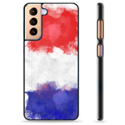 Capa Protetora - Samsung Galaxy S21+ 5G  - Bandeira Francesa