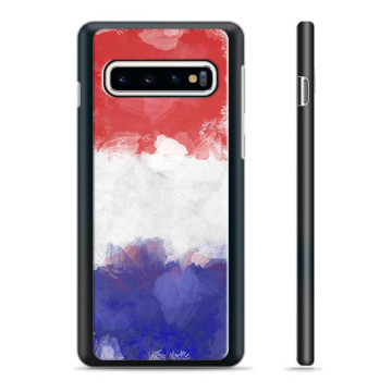 Capa Protetora - Samsung Galaxy S10+  - Bandeira Francesa