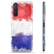 Capa de TPU - Sony Xperia 5 II - Bandeira Francesa