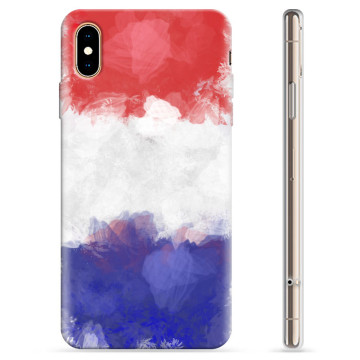 Capa de TPU - iPhone XS Max - Bandeira Francesa