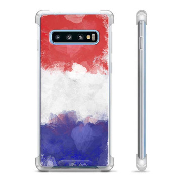 Capa Híbrida - Samsung Galaxy S10+ - Bandeira Francesa