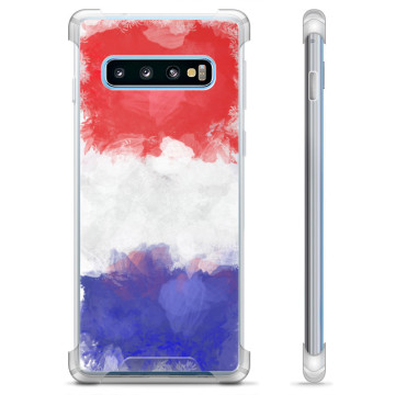 Capa Híbrida - Samsung Galaxy S10 - Bandeira Francesa