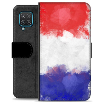 Bolsa tipo Carteira - Samsung Galaxy A12 - Bandeira Francesa