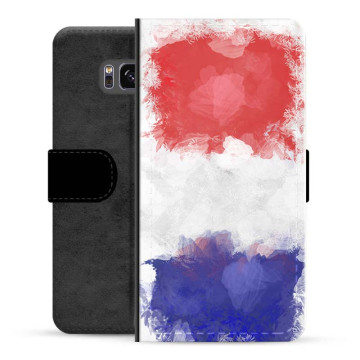 Bolsa tipo Carteira - Samsung Galaxy S8 - Bandeira Francesa