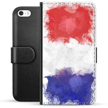 Bolsa tipo Carteira - iPhone 5/5S/SE - Bandeira Francesa