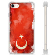Capa Híbrida - iPhone 7/8/SE (2020)/SE (2022) - Bandeira da Turquia