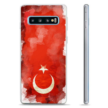 Capa de TPU - Samsung Galaxy S10+ - Bandeira da Turquia