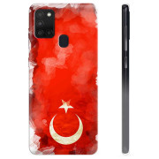 Capa de TPU - Samsung Galaxy A21s - Bandeira da Turquia