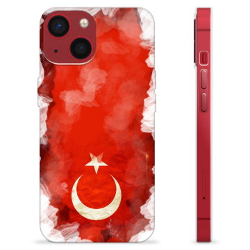 Capa de TPU - iPhone 13 Mini - Bandeira da Turquia